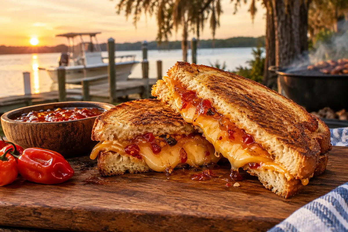 Pepper Jelly on Grilled Cheese Hits Different