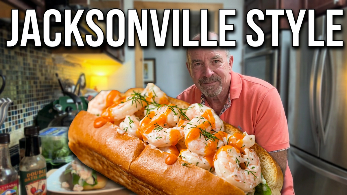 Jacksonville-Style Suwannee Sauce Shrimp Salad Roll - Suwannee Sauce Company