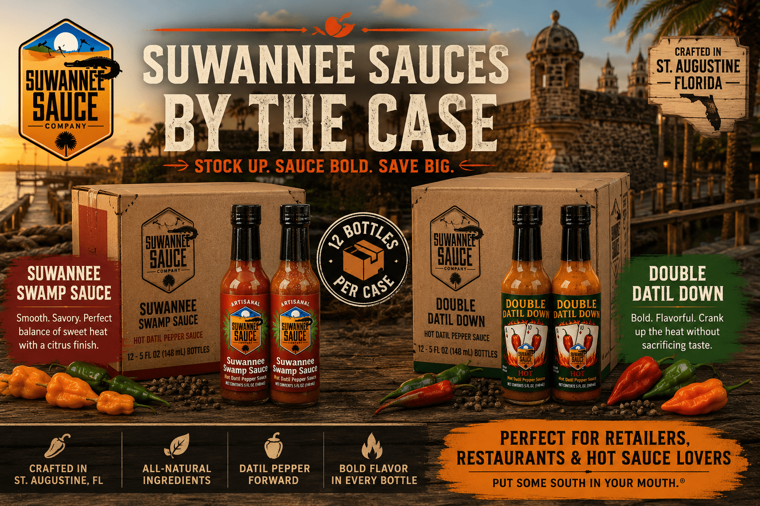 Just the Cases - Suwannee Sauce Company