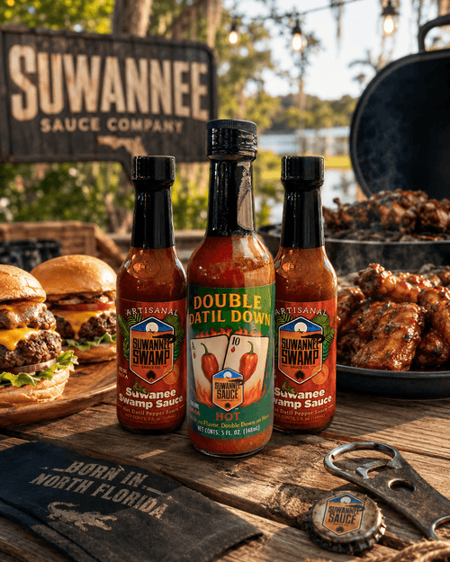 Suwannee Sauce Company 2 Suwannee Swamp Sauce 1 Double Datil Down Variety 3 Pack - Suwannee Sauce Company